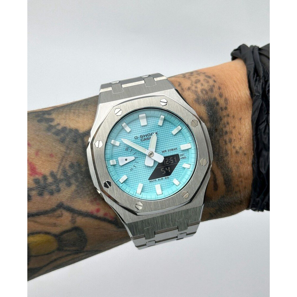 Custom Original G-Shock GA2100 Mod • Tiffany Steel AP • 43mm